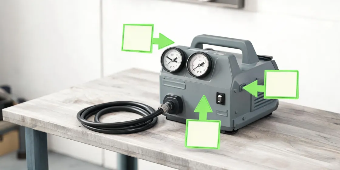Quiet compressor guide