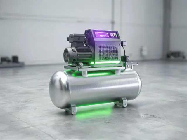 Ultra quiet air compressor