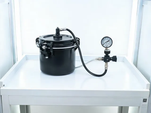 Pressure pot for resin casting